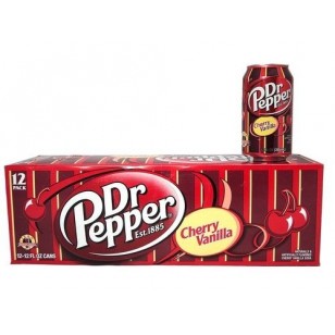 Dr Pepper Cherry Vanilla (355ml) - 24 Pack 144 Oz By American Import Usa Soda